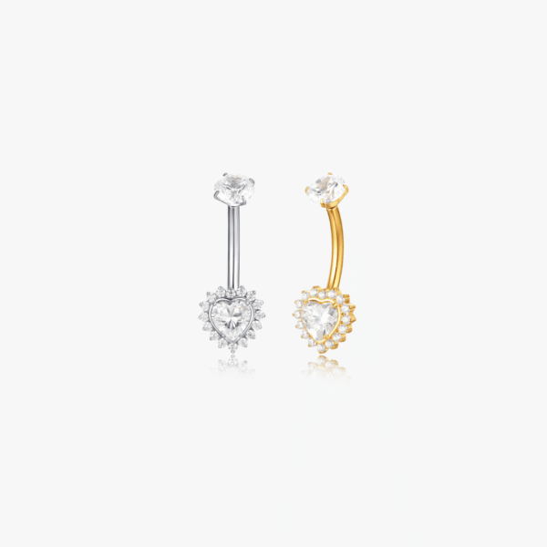 Amour Titanium Belly Button Ring (Single)